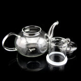 600ml Clear Glass Heat Resistant Gongfu Tea Maker Teapot Pot w/t Infuser E-029