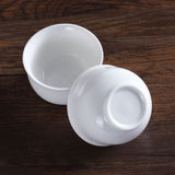 2Pcs 30ml Chinese Jingde Porcelain White Jade Gongfu Teacup tea cup cups