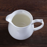 100ml Total 4pcs Chinese Porcelain White Jade Gaiwan Pitcher Chahai teacup cup tea set