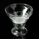 Clear Glass Gongfu Tea leak Strainer Water Filter with Conical Shape Stand