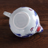 130ml Total 4pcs Chinese Porcelain Dragon & Phoenix Gaiwan Pitcher Chahai Teacups Tea Set
