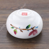2Pcs 50ml Top Chinese Gongfu Tea Porcelain Ceramic Jingde Flower White Teacup Tea Cup