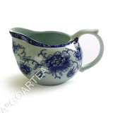 130ml Total 4pcs Chinese Porcelain Peony Flower Gaiwan Pitcher Chahai Teacups Tea Set