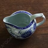 130ml Total 4pcs Chinese Porcelain Peony Flower Gaiwan Pitcher Chahai Teacups Tea Set