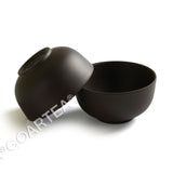 2Pcs 40ml Chinese Yixing Zisha Black Clay Teacup Gongfu tea Bowl-cup cup cups - Black Color