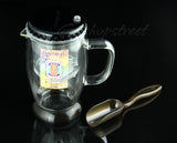 300ml Kamjove Glass Gongfu Tea Maker Press Art Cup Teapot with Infuser TP-320