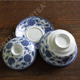 90ml Chinese Jingde Gongfu Tea Porcelain Five Blessings Gaiwan Teacup Cup with lid & Saucer