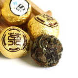 GOARTEA Fuding Supreme Gongmei Tribute Eyebrow Chinese White Tea - Low Caffeine Small Cake White Tea