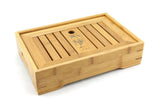 27*18.5cm Bamboo Chinese Gongfu Tea Serving Table Cups Saucer Tabletop -Small
