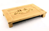 37*24cm Tasteful Elegant Bamboo Chinese Gongfu Tea Table Serving tray & tank