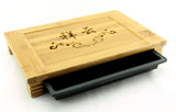 37*24cm Tasteful Elegant Bamboo Chinese Gongfu Tea Table Serving tray & tank