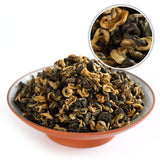 GOARTEA Supreme Yunnan Black Tea - Fengqing Dian Hong Dianhong Loose Leaf Snail Chinese Tea