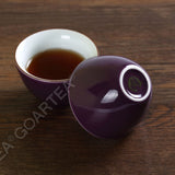 2Pcs 62ml Gongfu Tea Porcelain Ceramic Jingde Chinese Teacups Cup - Purple Color