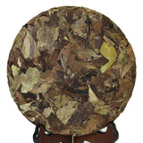 300g / 10.58oz 2010 Year Supreme Remote Mountain Wild Spring Leaf Slice Aged Cake White Tea - Low Caffeine