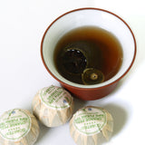 GOARTEA Premium Xinhui Green Orange Peel ChenPi Citrus Pu-erh Puer Puerh GongTing Ripe Tea