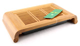 40*22cm Tasteful Elegant Bamboo Chinese Gongfu Tea Table Serving tray & tank L02
